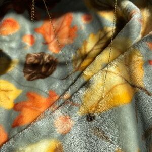 Elegant Gold Necklace with Purple Pendant